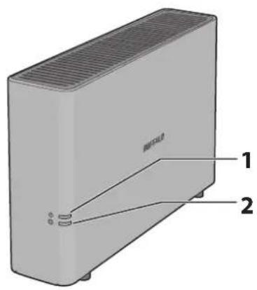 BUFFALO LinkStation LS520DN0402B - 各部の名称とはたらき - 1