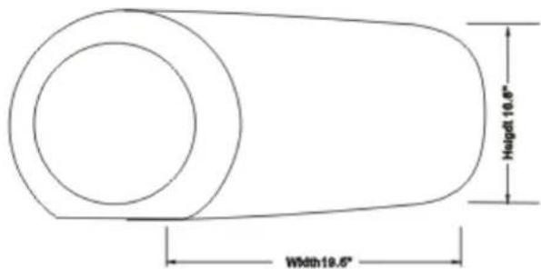 Width19.6" Height 10.6"