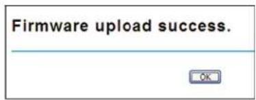 Firmware upload success. OK