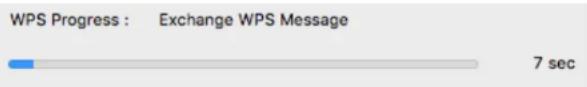 WPS Progress : Exchange WPS Message 7 sec
