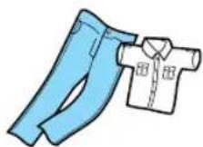 SAMSUNG WAF500L - If pants zippers are open while washing, the spin basket may be damaged. The zipper should be closed and fixed with a string before washing. - 1