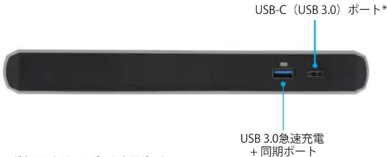 StarTech.com TB3DK2DPPD - フロントビュー - 1
