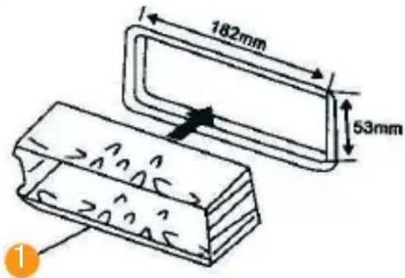182mm 53mm ①