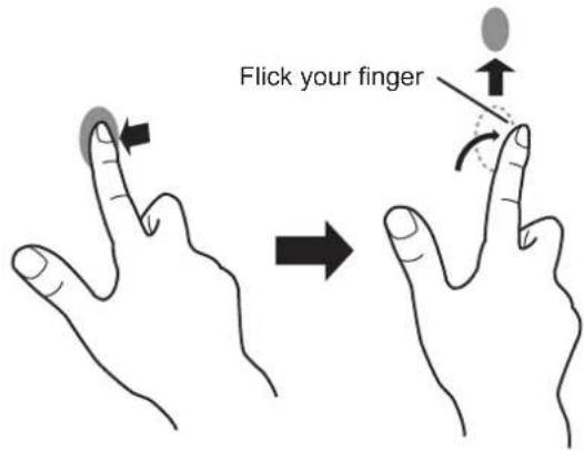 Flick your finger