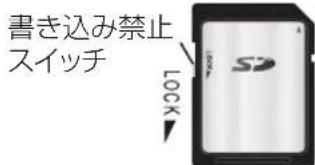 書き込み禁止 スイッチ LOCK