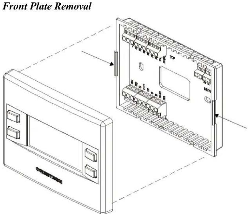 Front Plate Removal TCP HSP Network