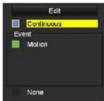 Edit Continuous Event Motion None