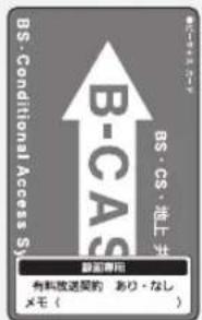PANASONIC DMR-BRG2030 - B-CAS カードを挿入する - 3