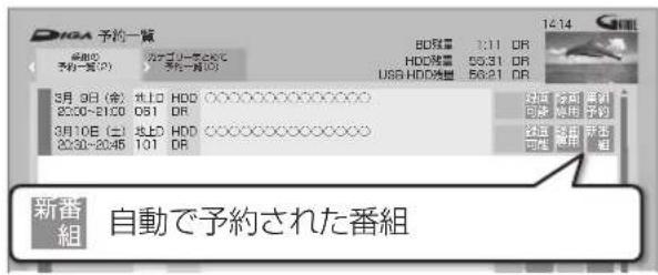 PANASONIC DMR-BRG2030 - 予約確認を押す - 1