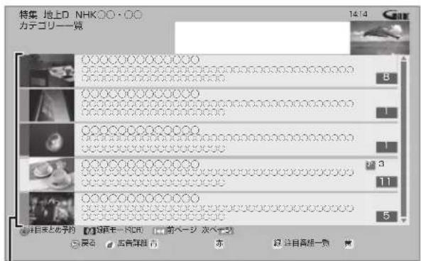 PANASONIC DMR-BRG2030 - 3（注目番組の情報を取得できる放送局を選んだときのみ） - 1