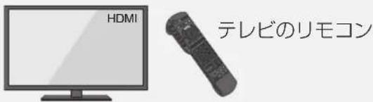 PANASONIC DMR-BRG2030 - テレビのリモコンで、入力切換の操作をする - 1