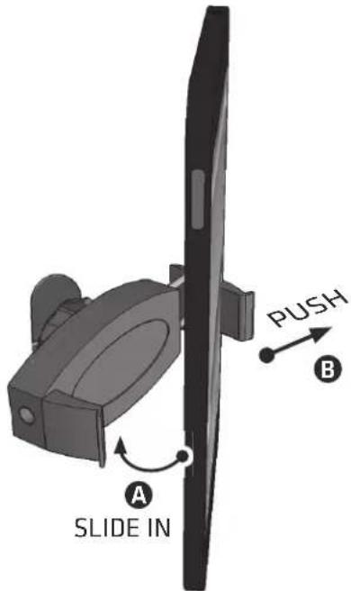 PUSH A SLIDE IN B