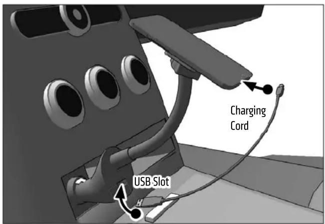 Charging Cord USB Slot