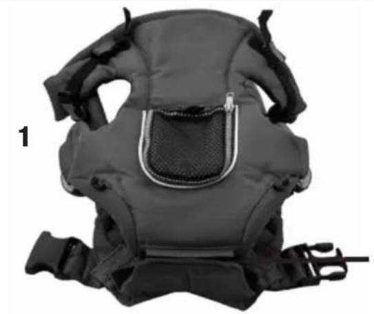 Kolcraft MLB New York Yankees - To Put on Baby Carrier Para poner el transportador de bebé - 1