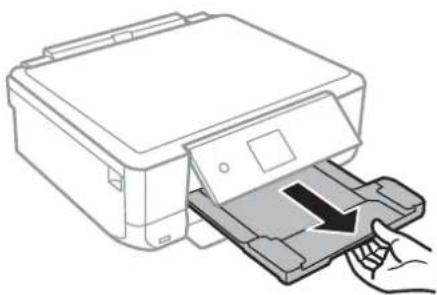 EPSON Colorio EP-810AB - 排紙トレイを引き出します。 - 1