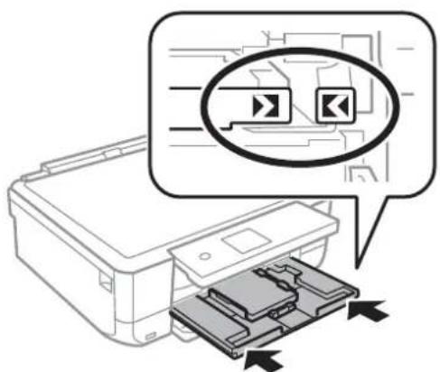 EPSON Colorio EP-810AB - 上トレイに印刷用紙をセットする - 11