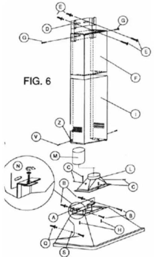 FIG. 6 E G D G E F Z V M N C B L C A B H Q S