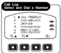 COBRA BT 200 - Call Log - 1