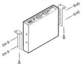 Technical diagram of an electronic device with labeled ports and connectors