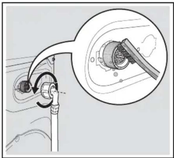 ELECTROLUX EWF12746 - To clean the water inlet filters: - 2
