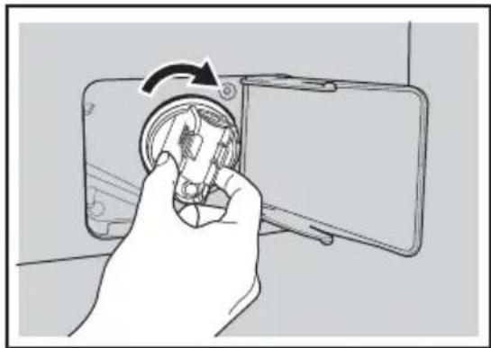 ELECTROLUX EWF12746 - To clean the drain pump: - 9