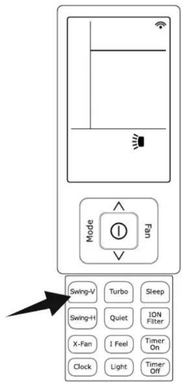 Mode Fan Swing-V Turbo Sleep Swing-H Quiet ION Filter X-Fan I Feel Timer On Clock Light Timer Off