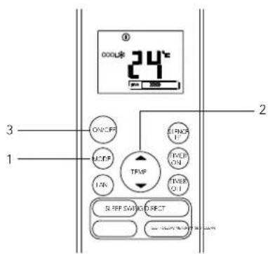 KELVINATOR KSV25CRG - How to use the buttons - 1