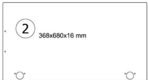 2 368x680x16 mm