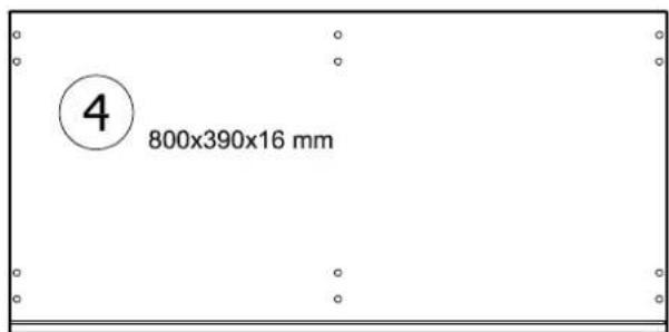 4 800x390x16 mm