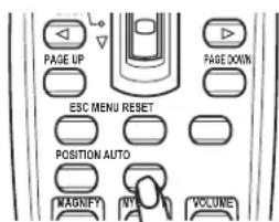 PAGE UP PAGE DOWN ESC MENU RESET POSITION AUTO MAGIFY MTR VOLUME