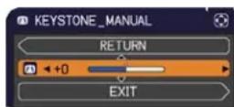 3M X31i - Correcting the keystone distortions - 3