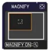 3M X31i - Press the MAGNIFY ON button on the remote control. The picture will be magnified, and the MAGNIFY dialog - 1