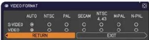 3M X31i - INPUT menu - 2