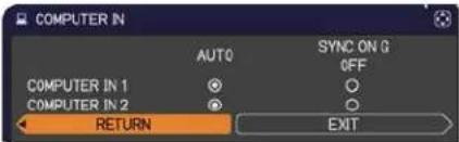 3M X31i - INPUT menu - 1