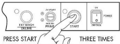 EXT WASH DELIME JoneKash BREAD PRIME START ON POWER CREAM PRESS START THREE TIMES