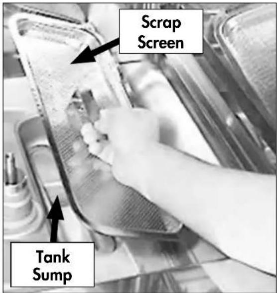 Scrap Screen Tank Sump