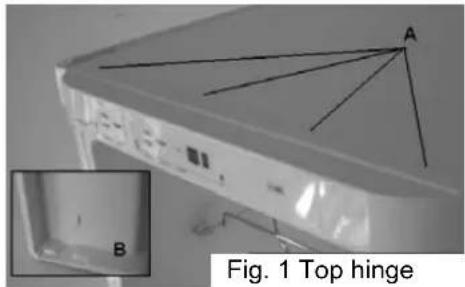 A B Fig. 1 Top hinge