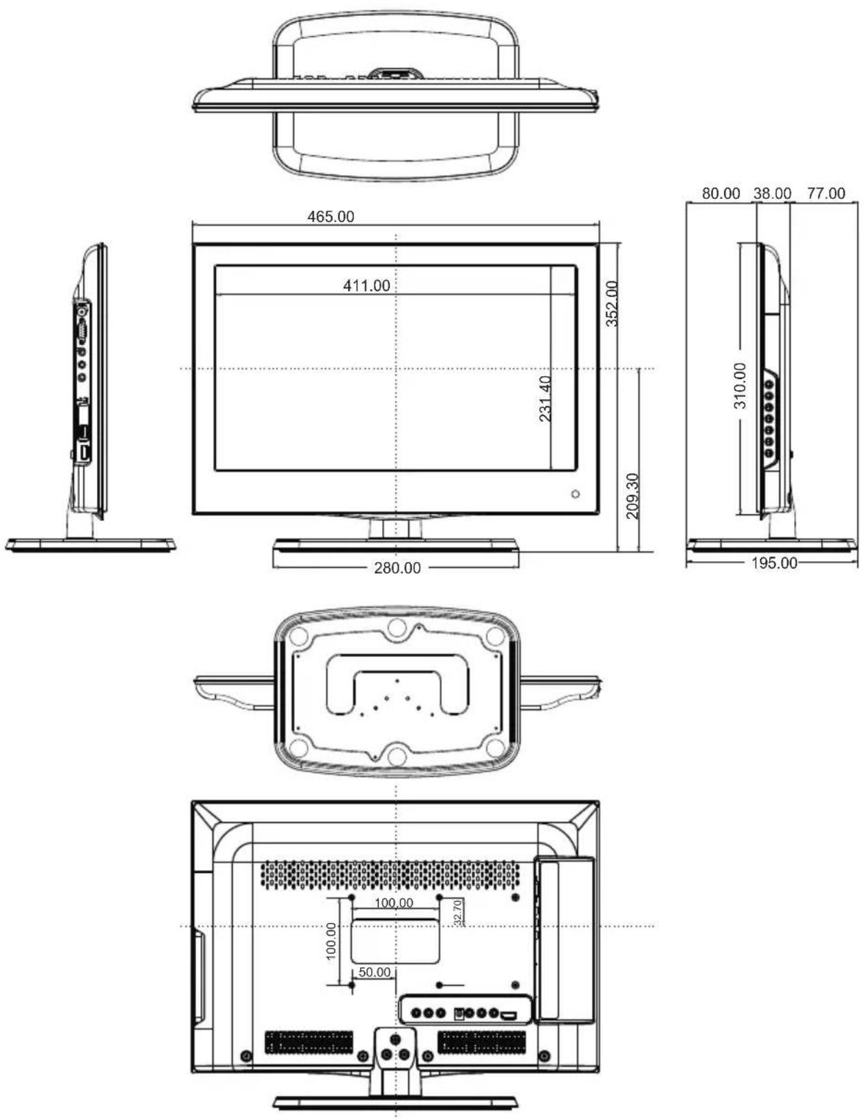 SHARP LC-32LE330H - TEXT - 17