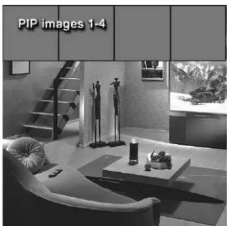 MITSUBISHI VS-50609 - Remote Control Functions: Operation of PIP - 3