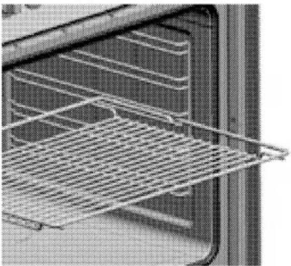 BLOMBERG BWOS 24200 - Proper positioning of the wire shelf on sliding shelves - 1
