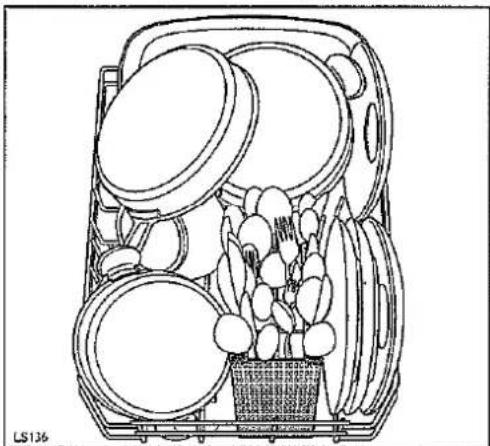 Line drawing of a basket filled with various round objects, no text or symbols present