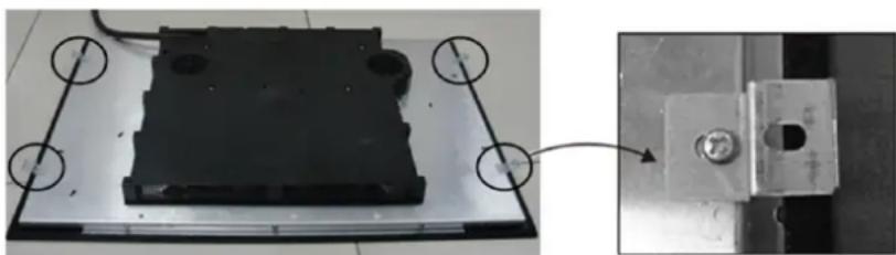 Bellini BDI904SFBG - Adjusting the bracket position - 1