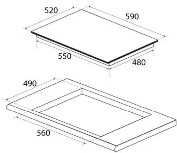 BLANCO BUC63T - INSTALLATION OF BUILT IN COOKTOP - 3