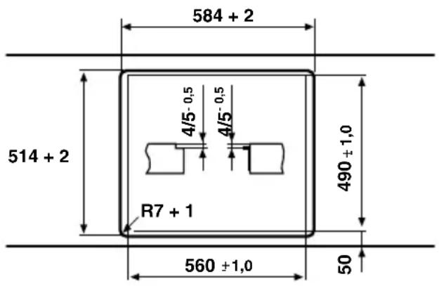 584 + 2 514 + 2 R7 + 1 4/5 -0.5 4/5 -0.5 490 ± 1,0 560 ± 1,0 50