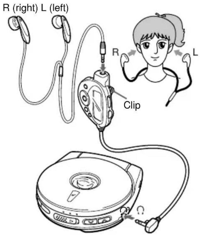 R (right) L (left) R L Clip