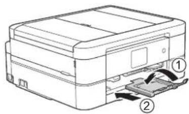 BROTHER DCP-J973N-B - 用紙トレイを引き出す - 2