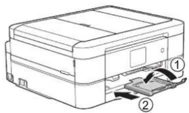 BROTHER DCP-J973N-B - 用紙トレイを引き出す - 2