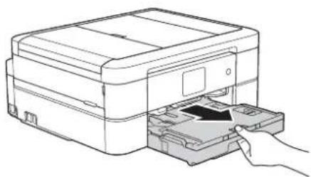 BROTHER DCP-J973N-B - 用紙トレイを引き出す - 1