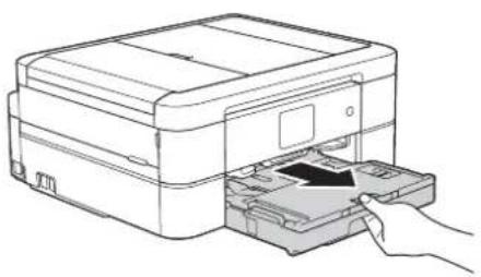 BROTHER DCP-J973N-B - 用紙トレイを引き出す - 1