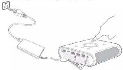 BENQ GS1 - Shutting down the projector - 1